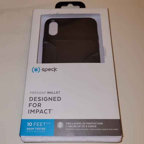 speck Other - Speck PRESIDIO WALLET Case for Apple iPhone XS MAX - Black - NEW